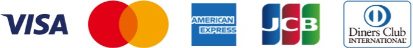 JCB・VISA・MASTER・AMERICAN EXPRESS・DINERS
