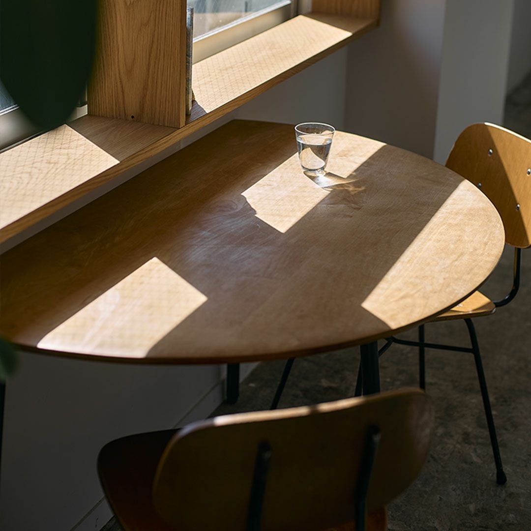 ★相合家具ダイニングテーブル/graf Muku Top Table - semicircle［ムクトップテーブル］｜ダイニング