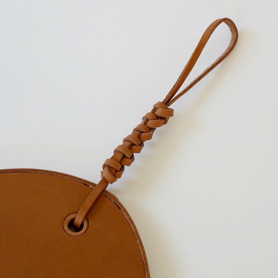 Woven Pebble Mirror 26（Chestnut）｜ウォールミラー・鏡｜KAMARO'AN