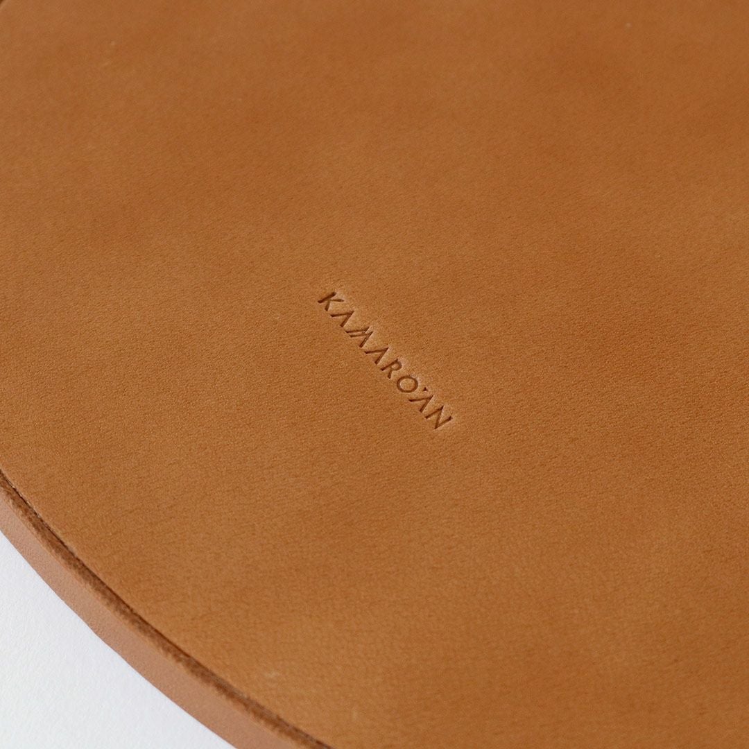 Woven Pebble Mirror 26（Chestnut）｜ウォールミラー・鏡｜KAMARO'AN