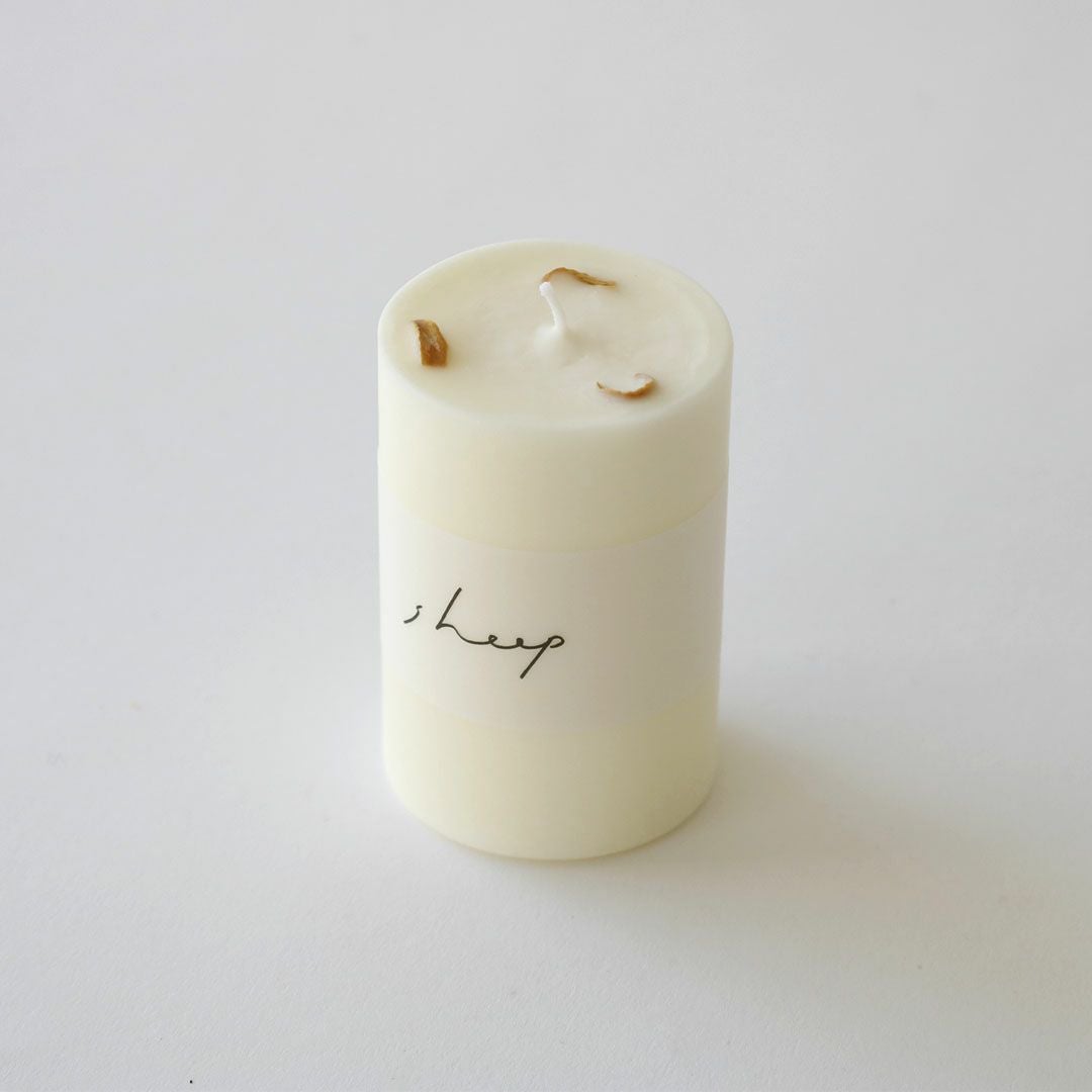 SOY CANDLE｜ソイキャンドル・ガラスドーム｜sheep［シープ］- graf