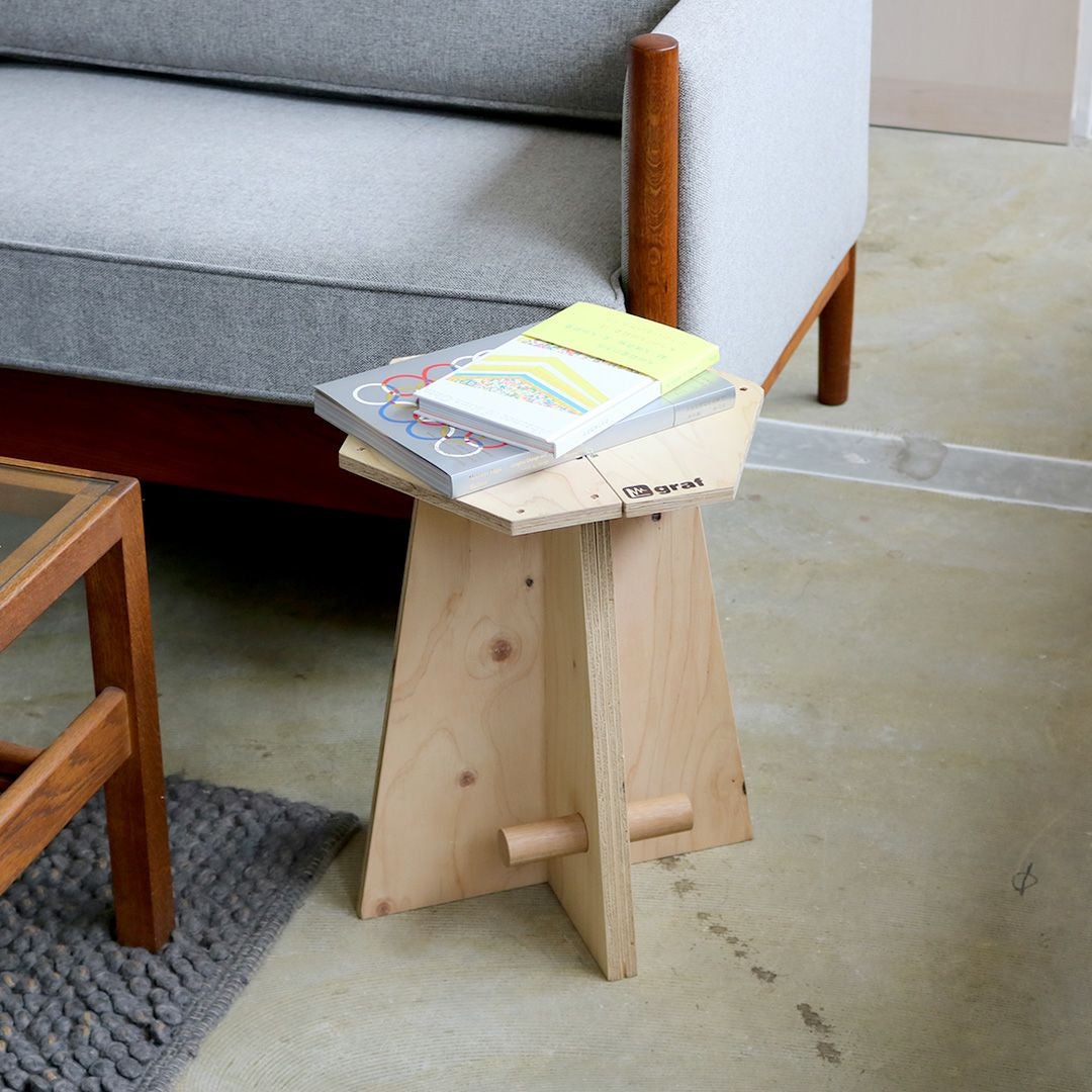 Colonial Stool 木製スツール Vintage Cushman Colonial Creation Maple Cricket Foot Stool w