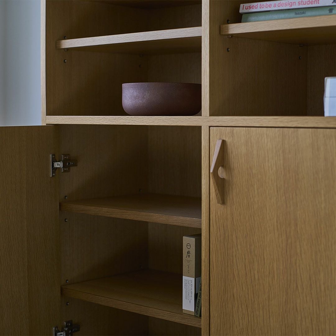 Cabinet open × 2door｜キャビネット・棚｜Narrative - graf