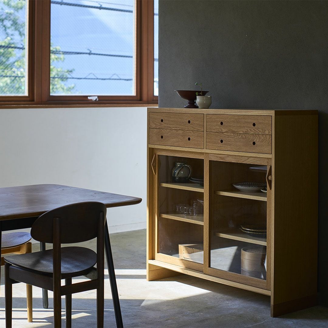 Cabinet open × 2door｜キャビネット・棚｜Narrative - graf